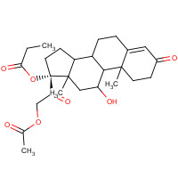 74050-20-7 Hydrocortisone 17-Propionate 21-Acetate chemical structure