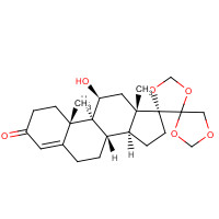 807-05-6 11b-Hydroxy-17,20:20,21-bis(methylenedioxy)pregn-4-en-3-one chemical structure