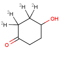 13482-24-1 4-Hydroxy Cyclohexanone-d4 chemical structure