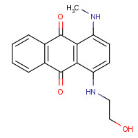 86722-66-9 1-(2-Hydroxyethylamino)-4-(methylamino)anthraquinone chemical structure