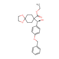 182227-19-6 8-[(S)-Hydroxy[4-benzyloxyphenyl]methyl]-1,4-dioxaspiro[4.5]decane-8-carboxylic Acid Ethyl Ester chemical structure