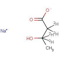 344298-82-4 (R)-(-)-3-Hydroxybutyric Acid-d4  Sodium Salt chemical structure