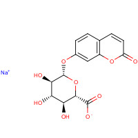 168286-98-4 7-Hydroxy Coumarin b-D-Glucuronide Sodium Salt chemical structure