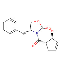 324741-99-3 (4R)-3-[[(1S,2S)-2-Hydroxy-3-cyclopenten-1-yl]carbonyl]-4-(phenylmethyl)-2-oxazolidinone chemical structure