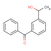 67173-18-6 3-(1-Hydroxyethyl)benzophenone chemical structure
