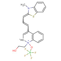 189148-50-3 1-(2-Hydroxyethyl)-4-[3-(3-methyl-2(3H)-benzothiazolylidene)-1-propen-1-yl]quinolinium Tetrafluoroborate chemical structure