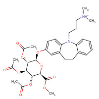 1053632-53-3 2-Hydroxy Imipramine 2,3,4-Triacetate-b-D-glucopyranuronic Acid Methyl Ester chemical structure