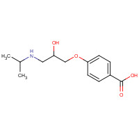 72570-70-8 4-(2-Hydroxy-3-isopropylaminopropoxy)benzoic Acid chemical structure