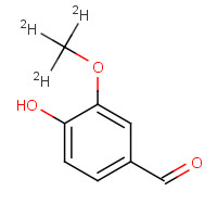 74495-74-2 4-Hydroxy-3-methoxybenzaldehyde-d3 chemical structure