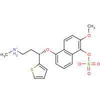 662149-10-2 5-Hydroxy-6-methoxy Duloxetine Sulfate Sodium Salt chemical structure