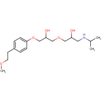 163685-37-8 3-[2-Hydroxy-3-[4-(2-methoxyethyl)phenoxy]propoxy]-1-isopropylamino-2-propanol (Mixture of Diasteromers) chemical structure