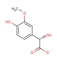 55-10-7 4-Hydroxy-3-methoxymandelic Acid chemical structure