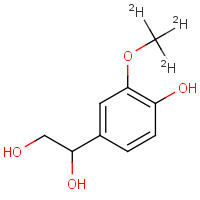 74495-72-0 rac 4-Hydroxy-3-methoxyphenylethylene Glycol-d3 chemical structure