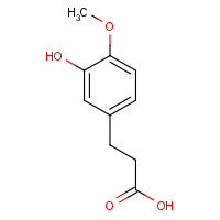 1135-15-5 3-(3-Hydroxy-4-methoxyphenyl)propionic Acid (Dihydroisoferulic Acid) chemical structure