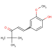 58344-27-7 1-(4-Hydroxy-3-methoxyphenyl)-4,4-dimethyl-1-penten-3-one chemical structure