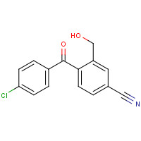 1076198-25-8 2-Hydroxymethyl-4-cyano-4'-chloro-benzophenone chemical structure