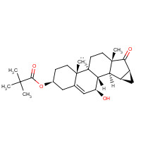82543-09-7 7b-Hydroxy-15b,16b-methylene-3b-pivaloyloxy-5-androsten-17-one chemical structure
