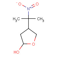 176793-54-7 2-Hydroxy-4-(1-methyl-1-nitroethyl)-tetrahydrofuran chemical structure