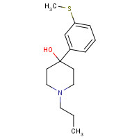 882737-40-8 4-Hydroxy-4-(3-methylsulfanylphenyl)-1-propylpiperidine chemical structure