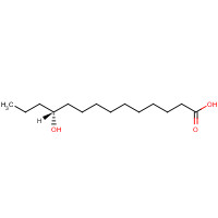 2034-56-2 11-Hydroxy Myristic Acid chemical structure