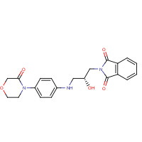 446292-07-5 4-[((2R)-Hydroxy-3-phthalimido)propylamine]phenyl-3-morpholinone chemical structure