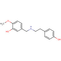 4579-60-6 N-(p-Hydroxyphenethyl)-N-(3-hydroxy-4-methoxy)benzylamine chemical structure