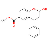 380636-44-2 2-Hydroxy-4-phenyl-6-methoxycarbonyl-2,3-dihydrobenzopyran (Mixture of Diastereomers) chemical structure