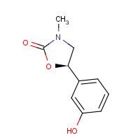 110193-49-2 (R)-5-(3-Hydroxyphenyl)-3-methyl-2-oxazolidinone chemical structure