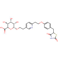 625853-75-0 Hydroxy Pioglitazone (M-VII) b-D-Glucuronide chemical structure