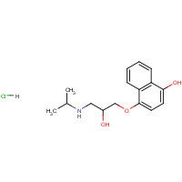 14133-90-5 rac-4-Hydroxy Propranolol Hydrochloride chemical structure