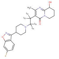 1020719-55-4 rac 9-Hydroxy Risperidone-d4 chemical structure
