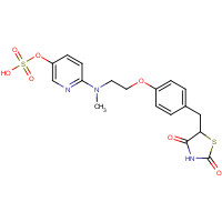 288853-63-4 5-Hydroxy Rosiglitazone Sulfate chemical structure
