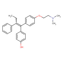 68392-35-8 (E/Z)-4-Hydroxy Tamoxifen chemical structure