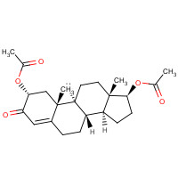 21936-08-3 2a-Hydroxy Testosterone 2,17-Diacetate chemical structure