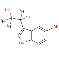 66640-87-7 5-Hydroxy Tryptophol-d4 chemical structure