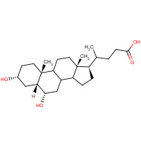 570-84-3 b-Hyodeoxycholic Acid chemical structure