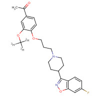 1071167-49-1 Iloperidone-d3 chemical structure