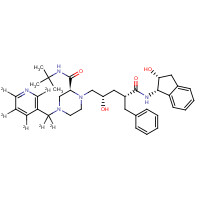 185897-02-3 Indinavir-d6 chemical structure