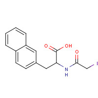 1219437-29-2 N-Iodoacetyl-b-(2-naphthyl)-alanine chemical structure