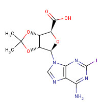 141018-26-0 2-Iodo Adenosine 5'-Carboxy-2',3'-acetonide chemical structure