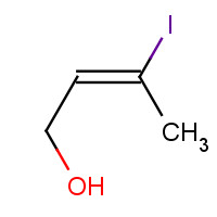 37428-58-3 (E)-3-Iodo-2-buten-1-ol chemical structure