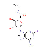 141018-29-3 2-Iodo-5'-ethylcarboxamido Adenosine chemical structure