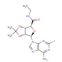 162936-24-5 2-Iodo-5'-ethylcarboxamido-2',3'-O-isopropylidineadenosine chemical structure