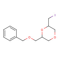 338458-96-1 2-(Iodomethyl)-6-[(phenylmethoxy)methyl]-1,4-dioxane chemical structure