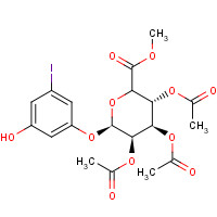 490028-20-1 5-Iodoresorcinol-2',3',4'-tri-O-acetyl-b-D-glucuronide Methyl Ester chemical structure
