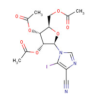 59354-00-6 5-Iodo-1-(2',3',5'-tri-O-acetyl-b-D-ribofuranosyl)-imidazo-4-carbonitrile chemical structure