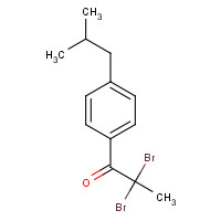 104483-05-8 4'-Isobutyl-2,2-dibromopropiophenone chemical structure