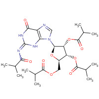 70337-80-3 2-Isobutyramido Guanosine 2',3',5'-Tris(isobutanoate) chemical structure