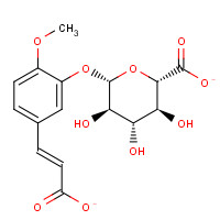 1065272-10-7 Isoferulic Acid 3-O-b-D-Glucuronide chemical structure