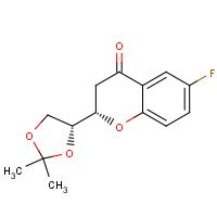 797054-19-4 (1'R,2S)-2-[(1',2'-O-Isopropylidene)dihydroxyethyl]-6-fluorochroman-4-one chemical structure